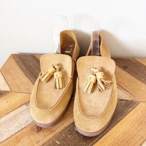 U-DOT Leather Tassel Loafers